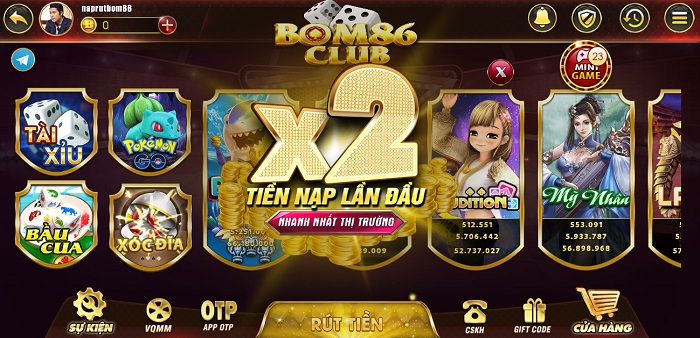 Cổng game nổ hũ Bom86 là gì? Game nổ hũ Bom86 có lừa đảo hay không?